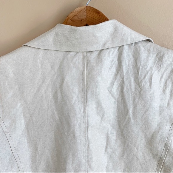 Sandro short sleeve jacket linen blend RELISTED - Picture 9 of 12